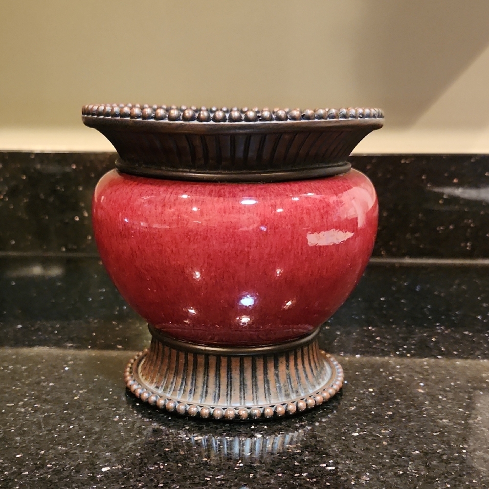 Partylite Moroccan Spice Candle Pedestal, Excellent Condition